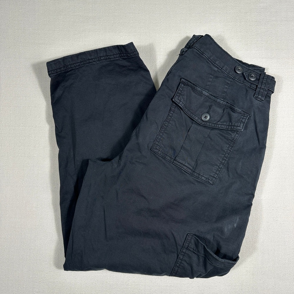 American Eagle Stretch Black Cargo Pants